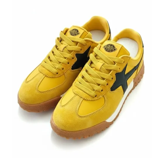 BEIGECOOL Yellow Sneakers – Casual Sport Edition