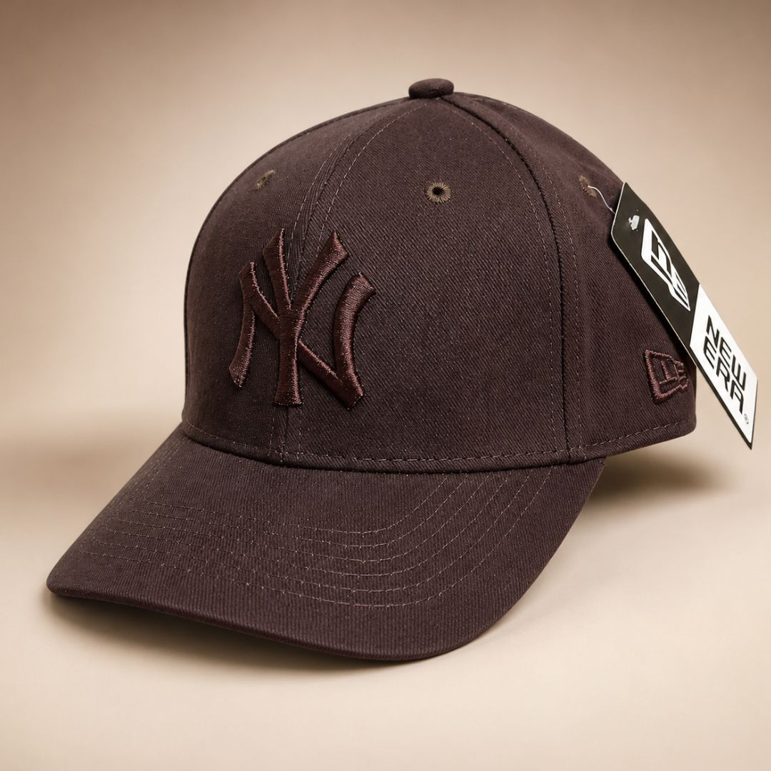 New Era Brown NY Cap –Adjustable Baseball Cap