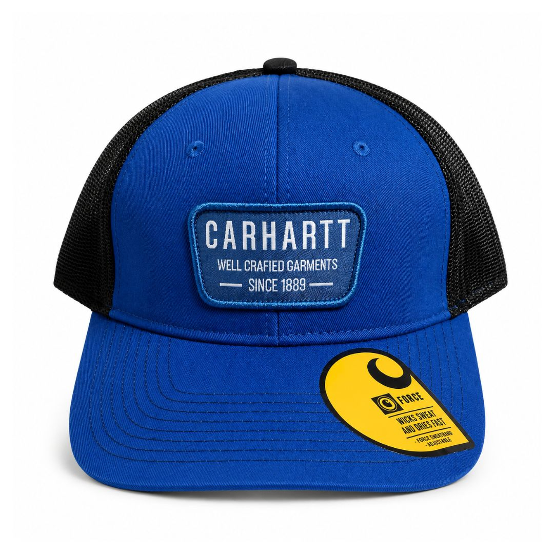 Carhartt Blue Lagoon Canvas Mesh-Back Cap