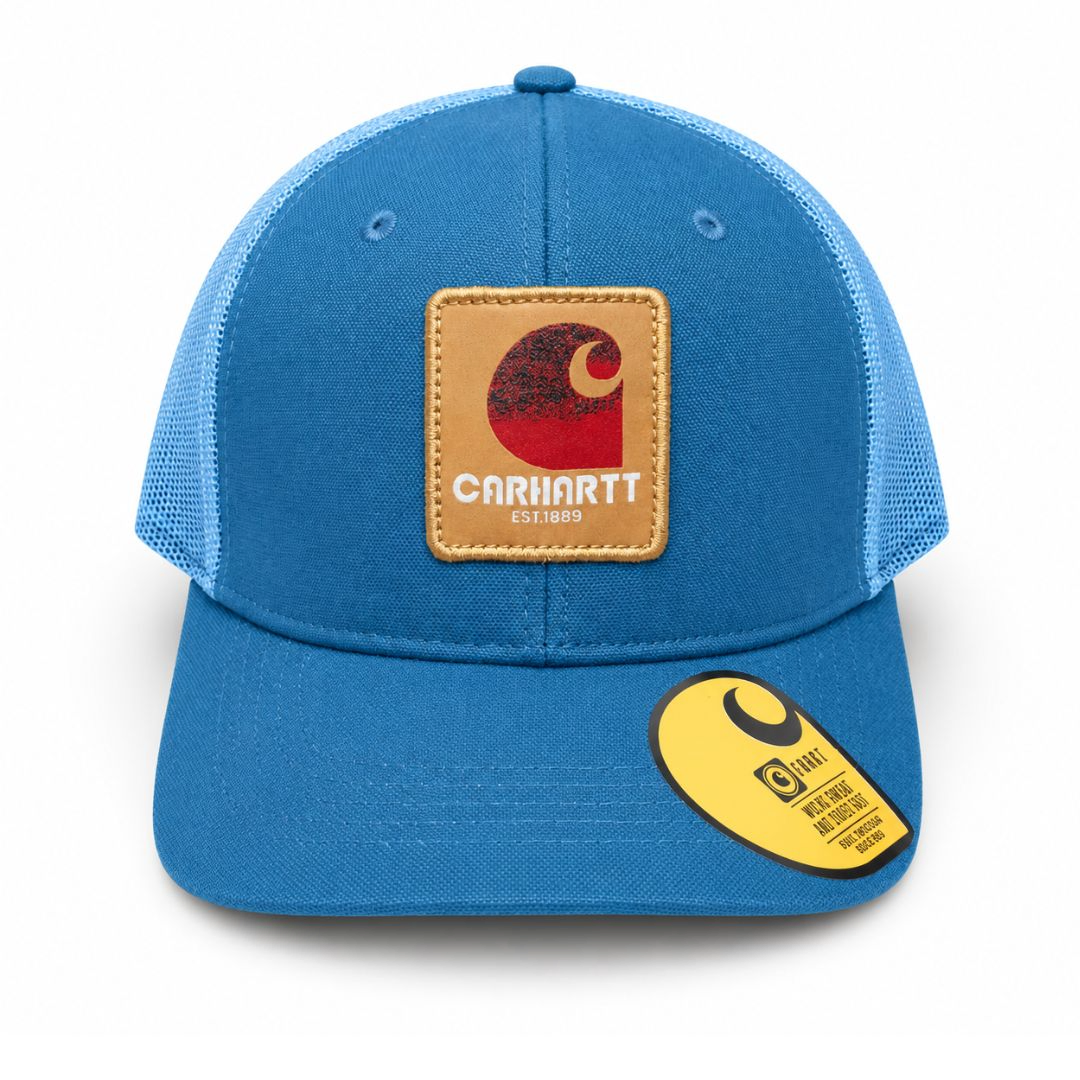 Carhartt Men’s Skystone Canvas Mesh-Back C Patch Cap