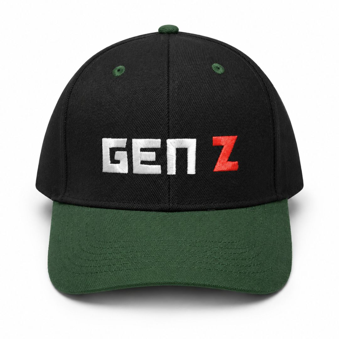 Majelta Ultimate Gen Z Black & Green Cap