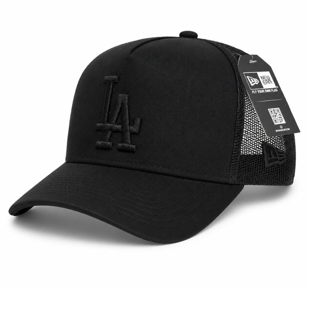 Black Tonal LA Trucker Cap