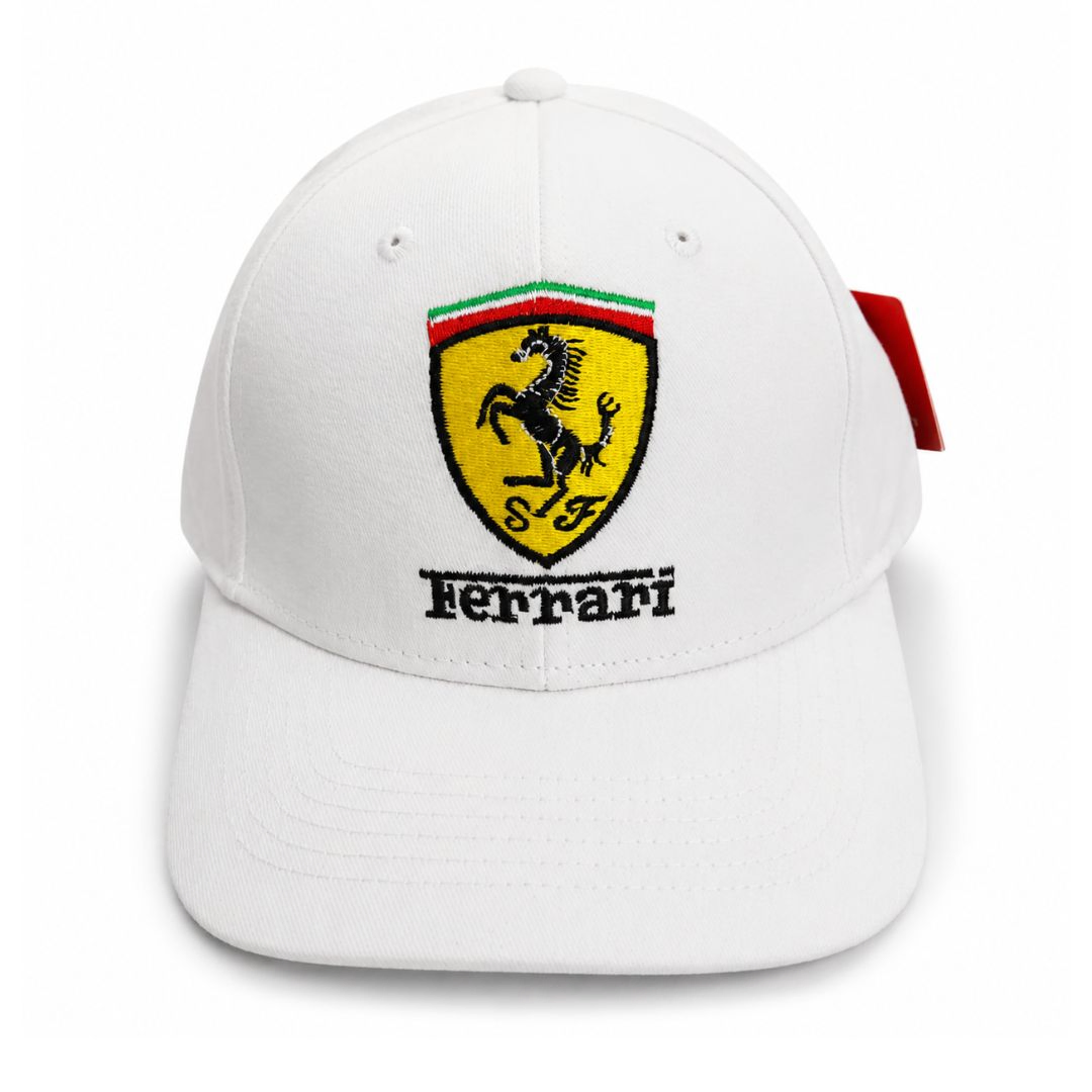 Ferrari White Racing Cap