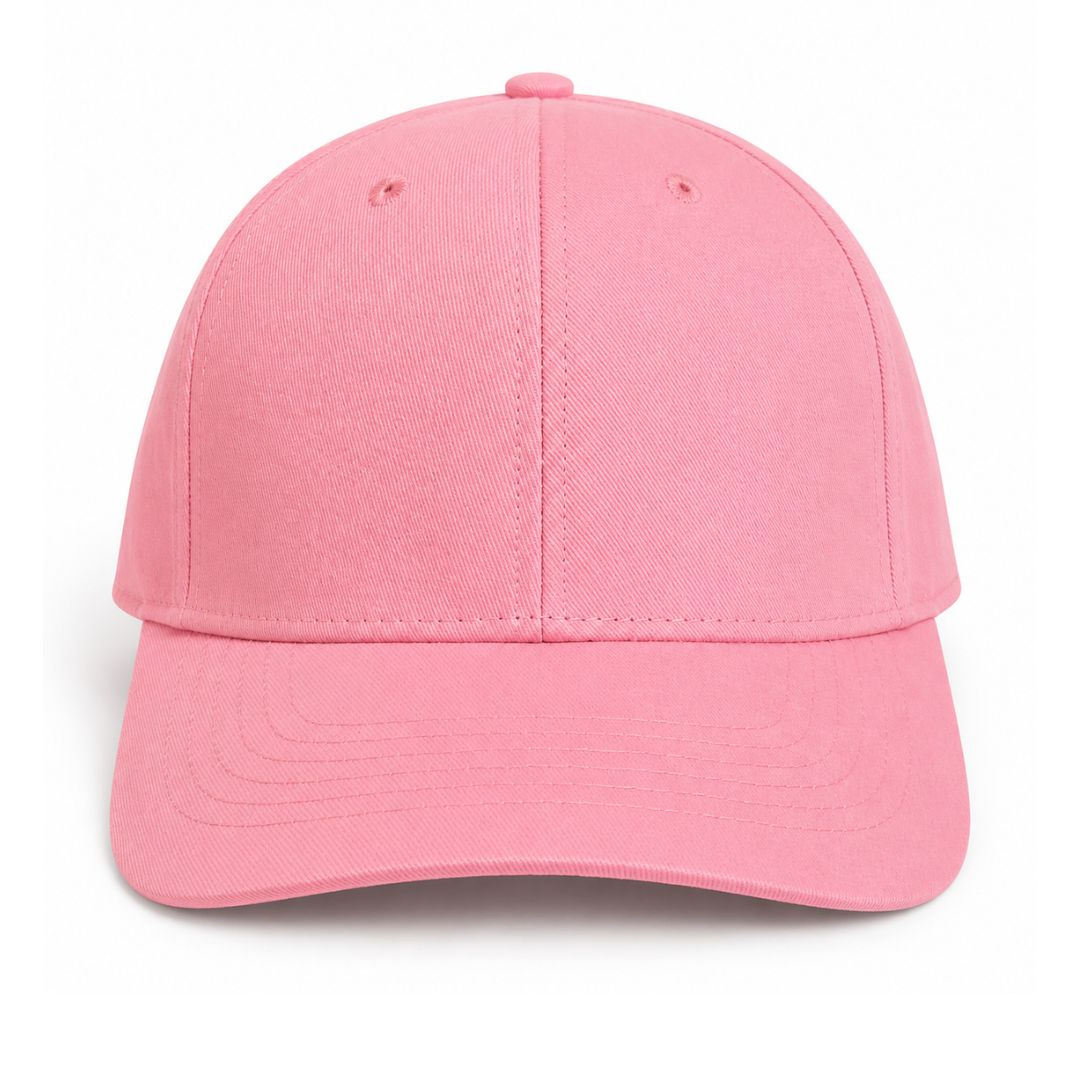 Plain Pink Baseball Cap