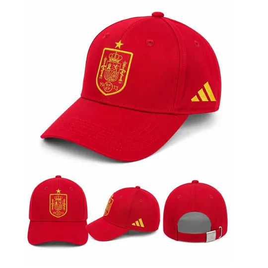 Spain Red Football Cap