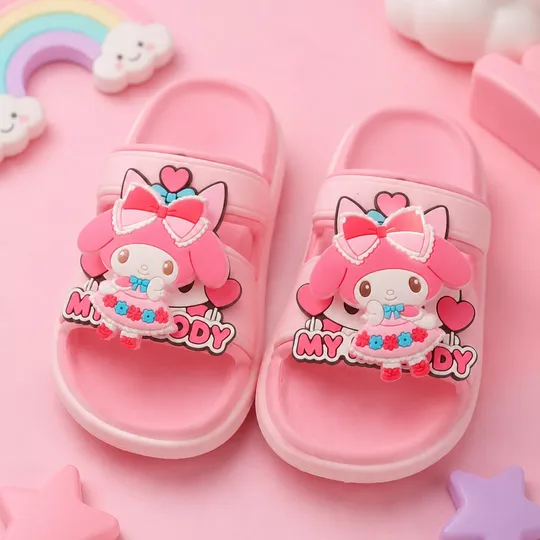 Premium Pink My Melody Kids Slides with Light