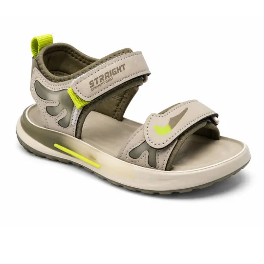 STRAIGHT Kids Comfort Velcro Sandal -olive green
