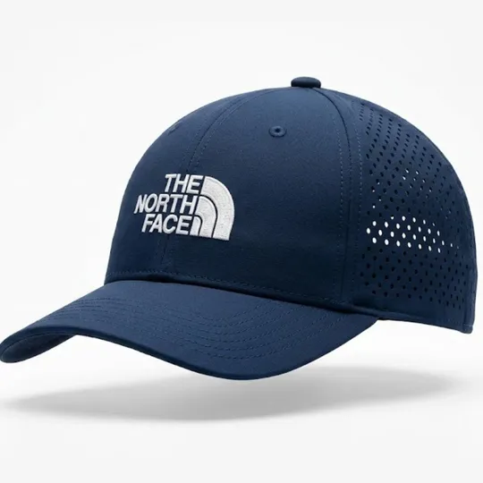 The North Face Recycled ’66 Laser Cut Classic Hat – Blue (White Logo)
