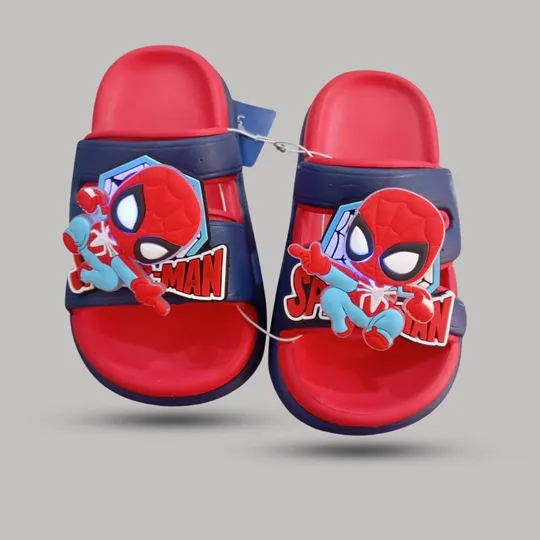 Marvel Spider-Man Kids Slide Slippers with Light