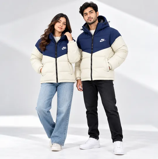 Nike Snowpeak puffer Winter Shield Blue With White
