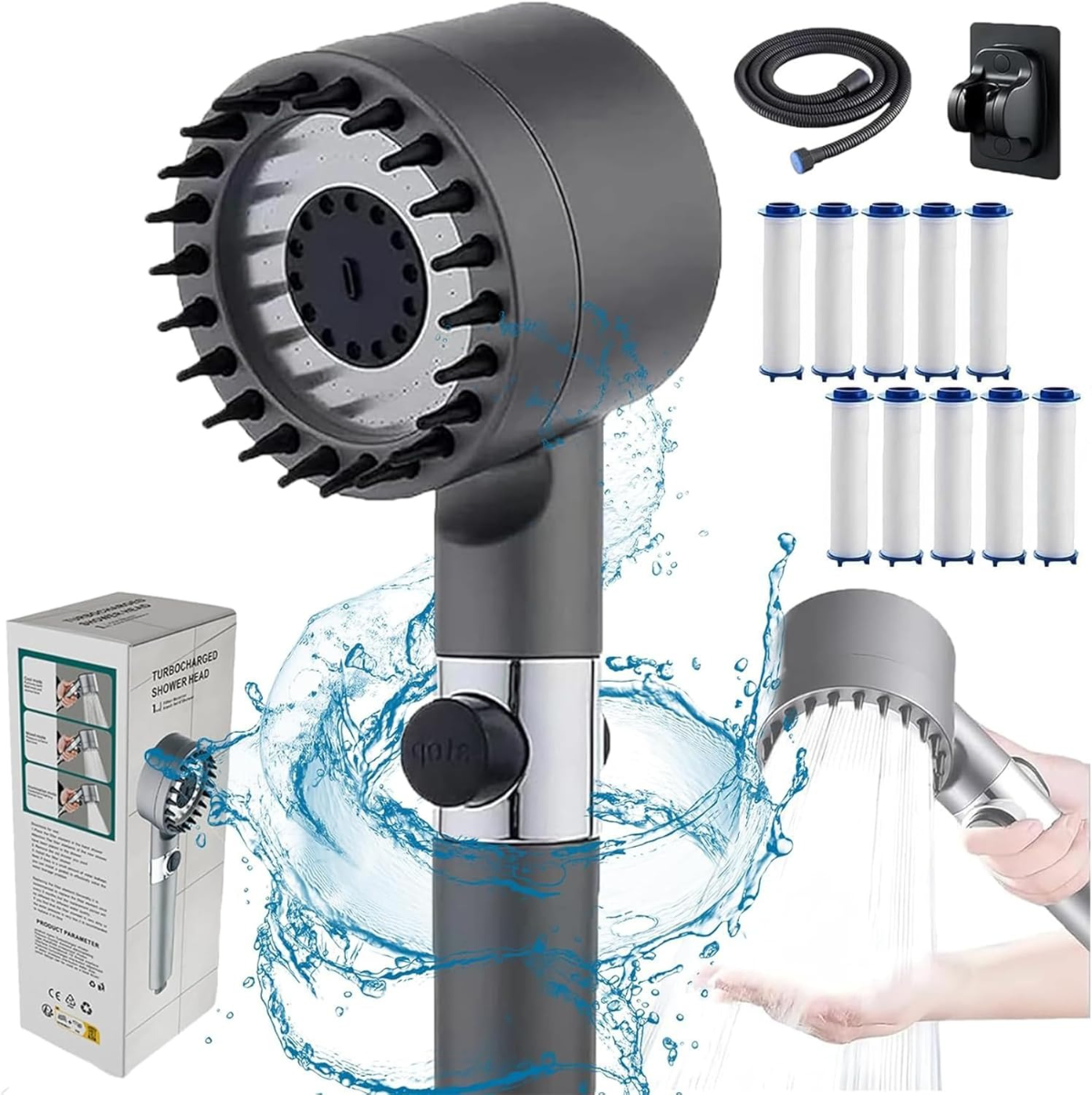 Adjustable Angle Shower Head