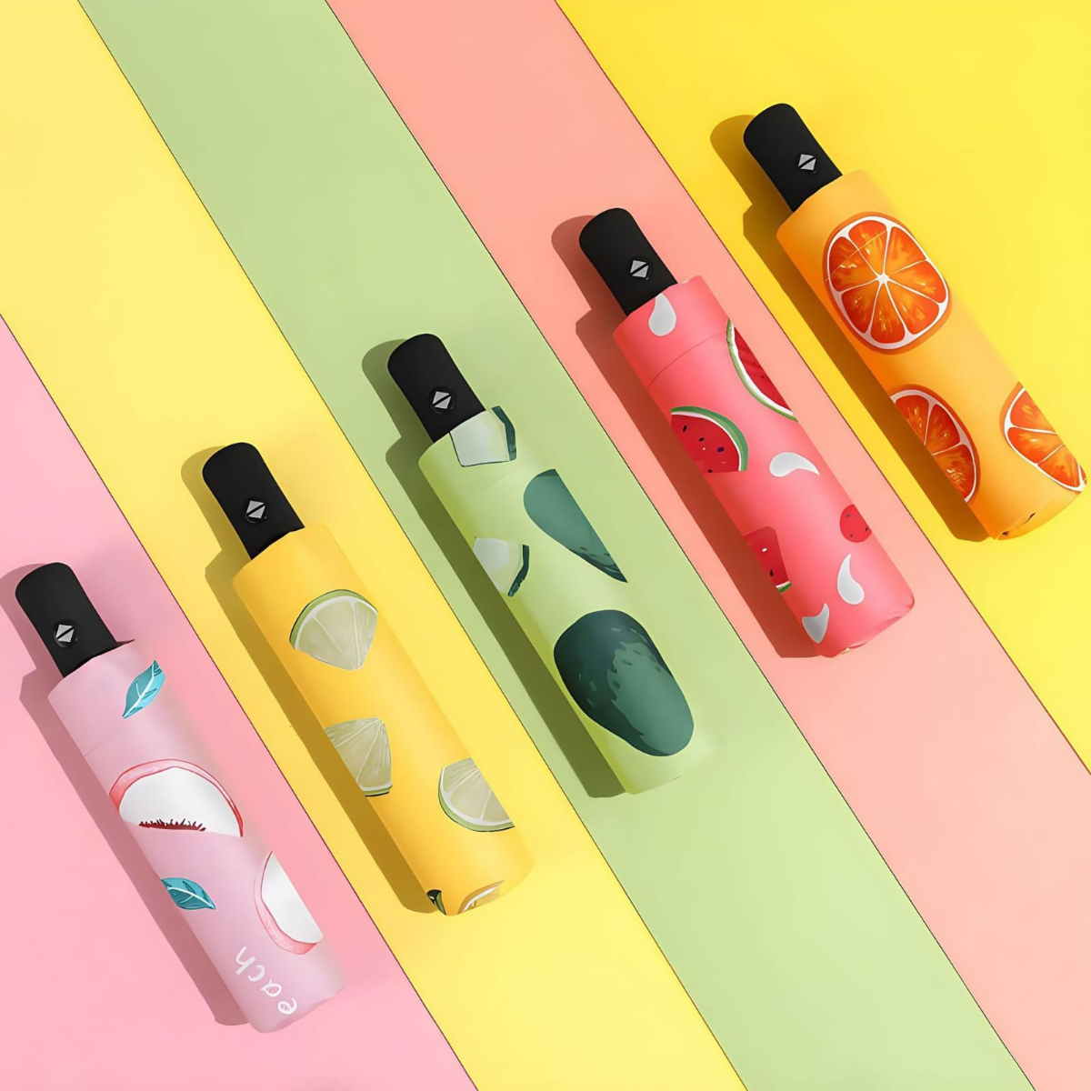 Fruits Design Rainy Day Folding Umbrella