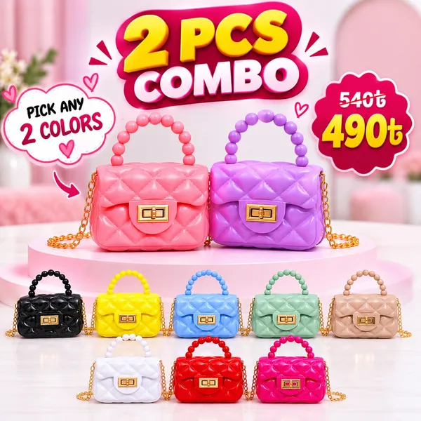 2 Pcs Cute Mini Handbag Combo