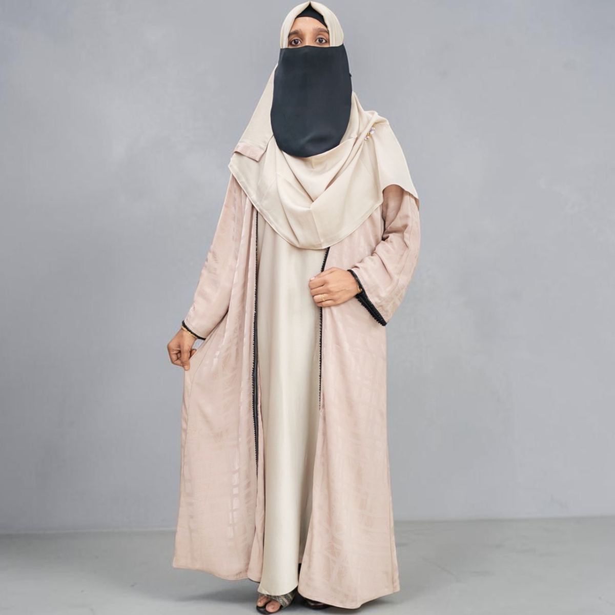 Dusty Pink Abaya