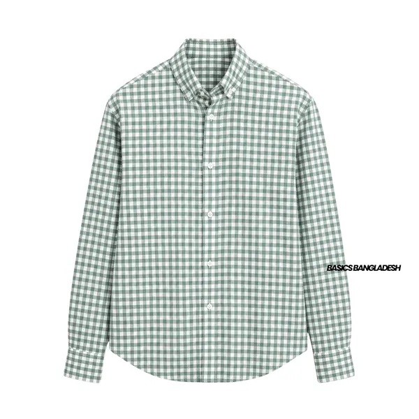 Basics Plaid Flannel Shirts in Willow Colourway