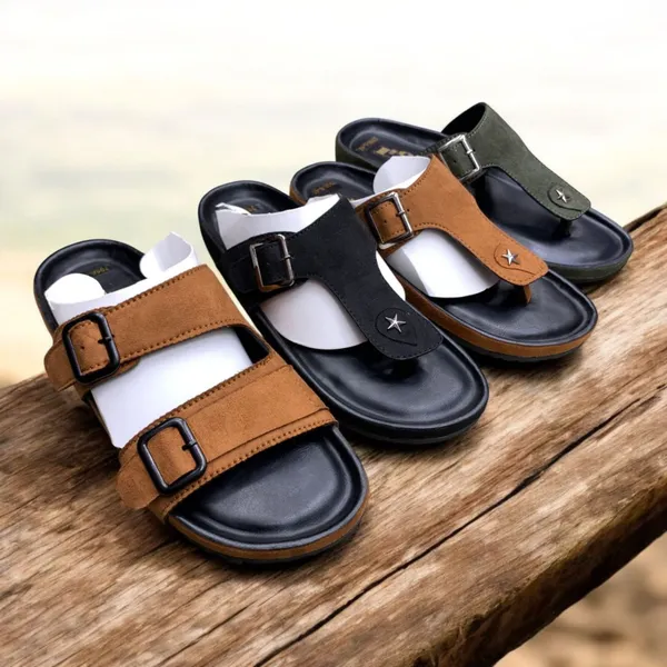 Men’s Stylish Leather Sandals Collection  Casual Comfort Footwear