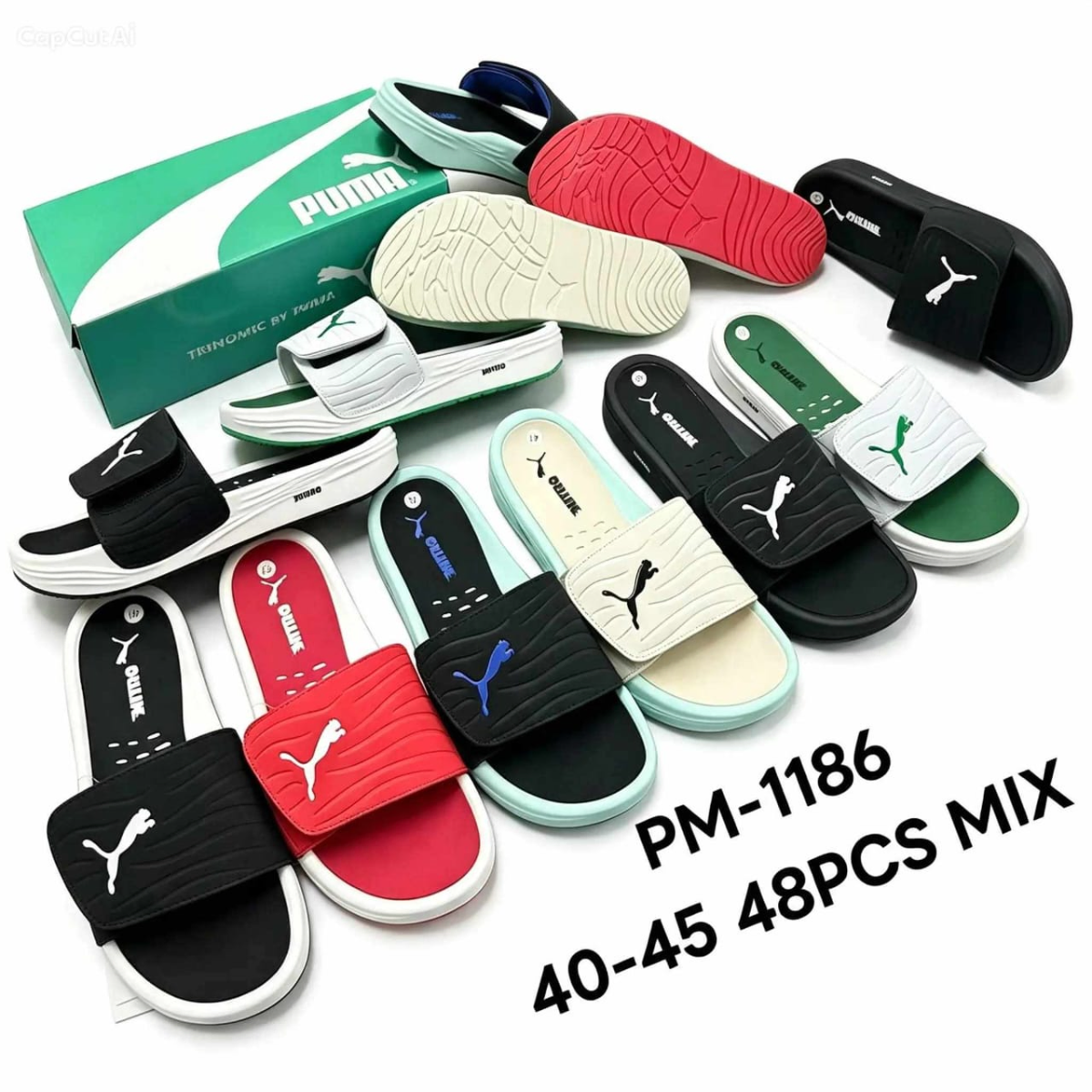 Puma Perforated Toe, Scalloped Sole