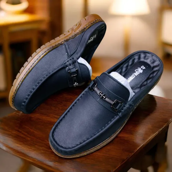 Men Brown Genuine  Leather Slip-On Loafer  Premium Men’s Casual  