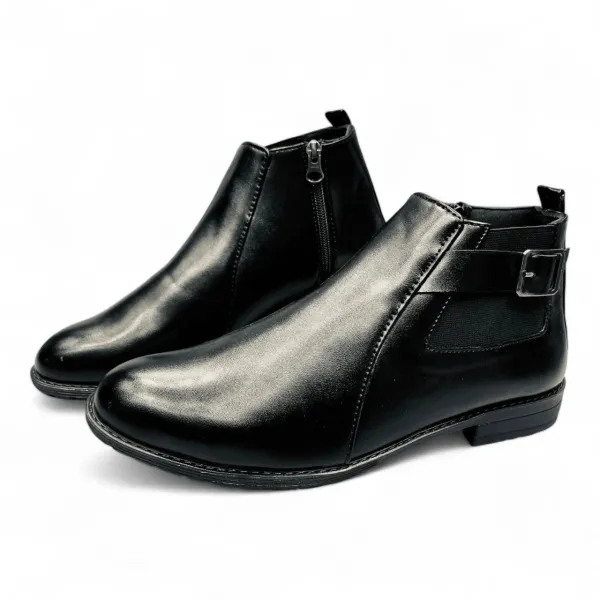 Caterpillar Brown Leather Chelsea Boots Rugged Sole & Elastic Panels 