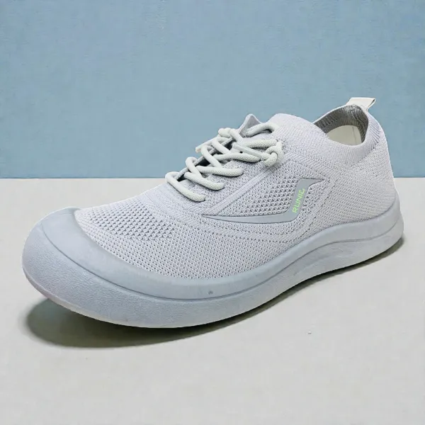 RUNIC White Mesh Sneakers — Lightweight & Breathable 