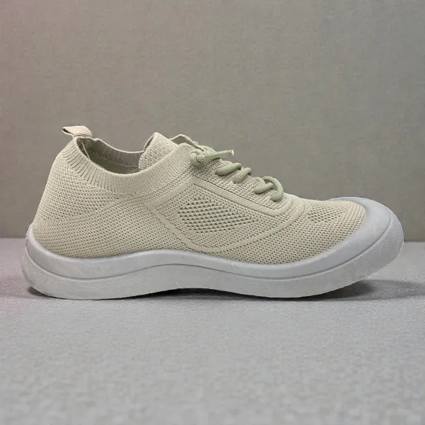 RUNIC White Mesh Sneakers — Lightweight & Breathable 