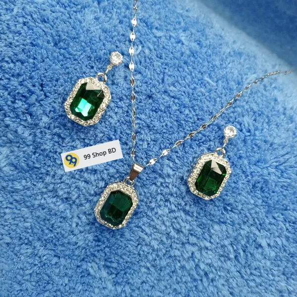 Zircon Crystal Vintage Necklace Set