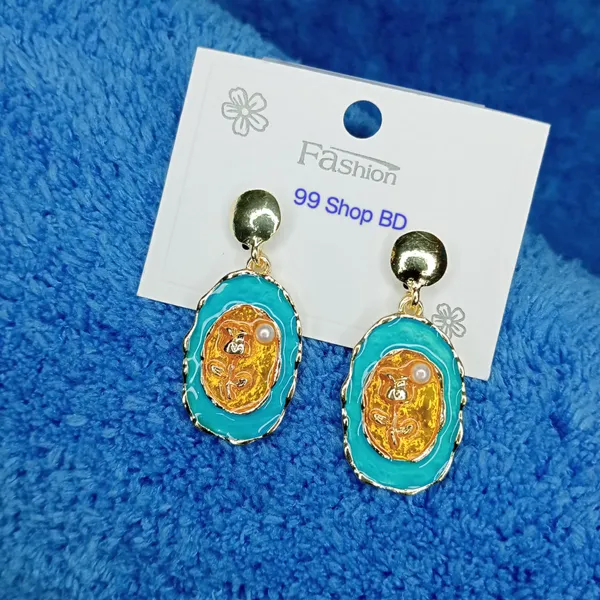 Elegant Pearl & Rose Drop Earring