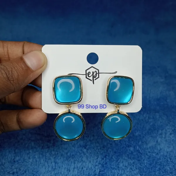 Antique-Style Double Oval Round Earrings