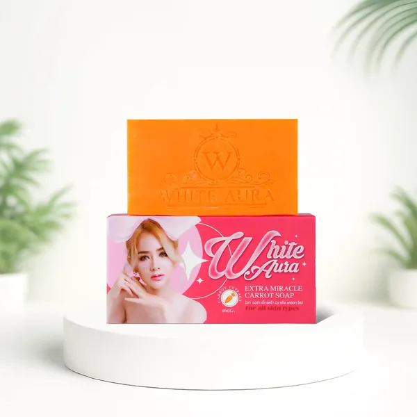 White Aura Extra Miracle Carrot Soap – 160g