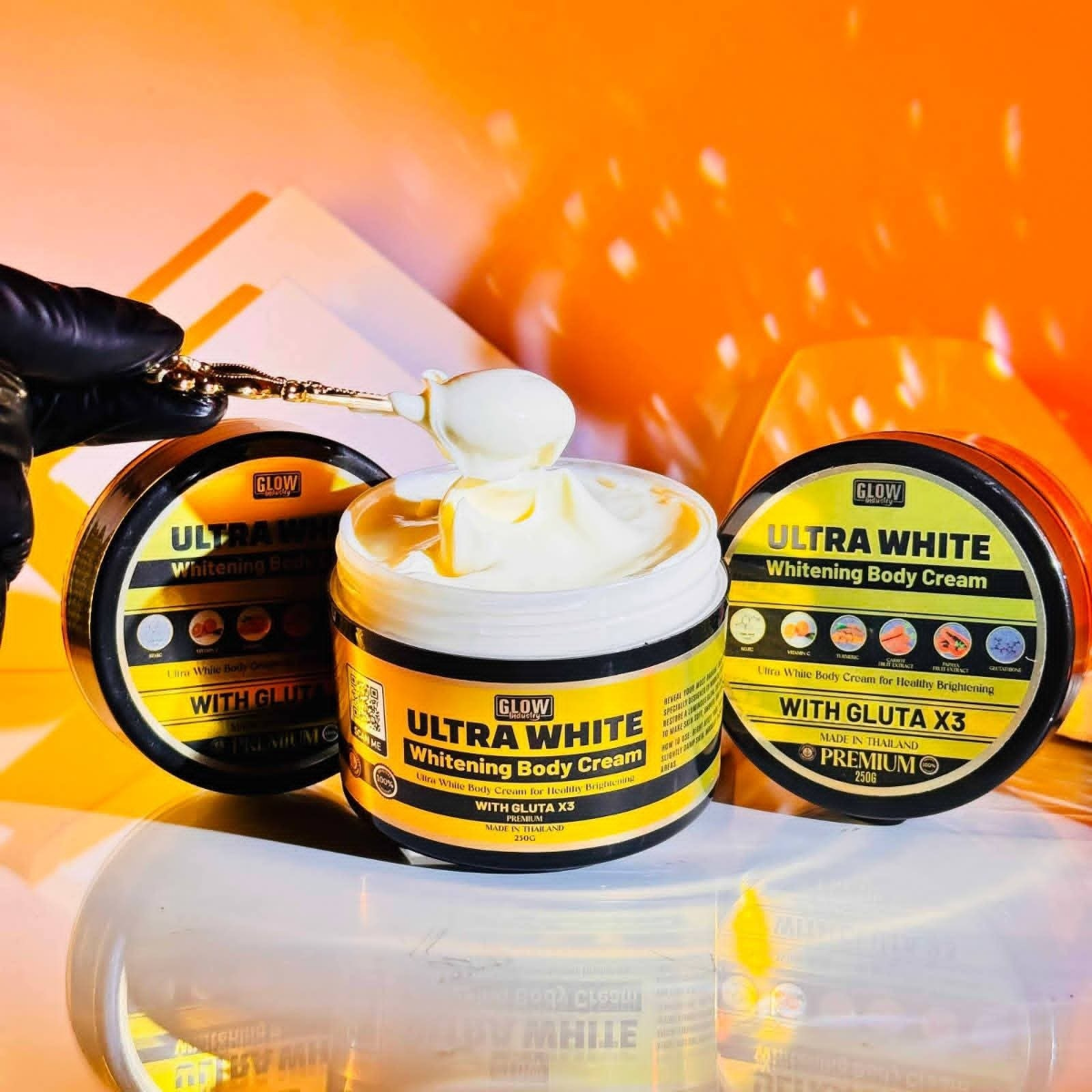 Glow Industry Ultra White Whitening Body Cream 250g