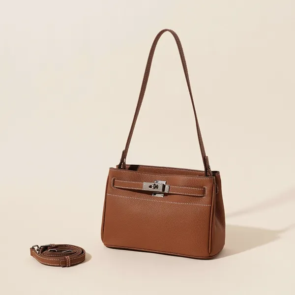 New vintage buckle underarm bag