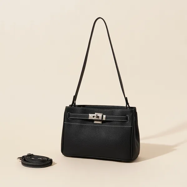 New vintage buckle underarm bag