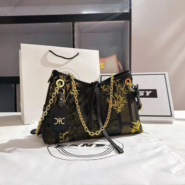 High-End Light Luxury Basket Crossbody Bag