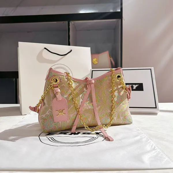 High-End Light Luxury Basket Crossbody Bag