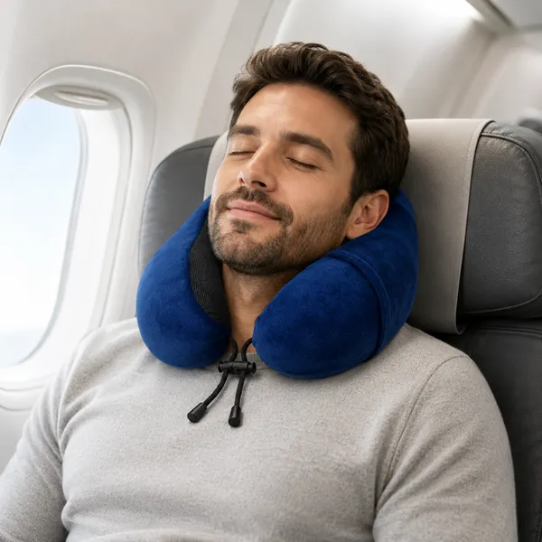 Popular Memory Foam Pillow Blue