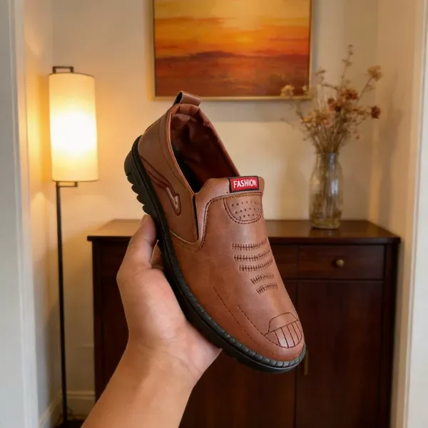 MEN'S FASHION LEATHER DRIVING SHOES