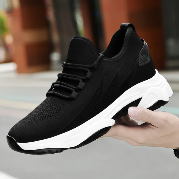 Lightweight Lace up Woven Mesh Shoes