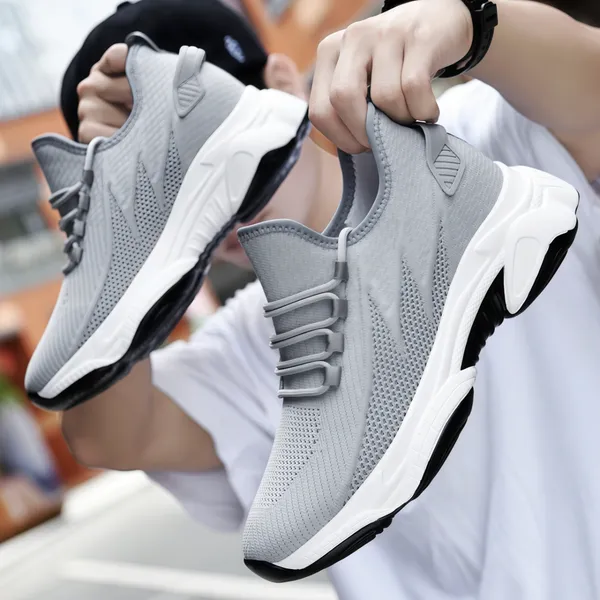 Lightweight Lace up Woven Mesh Shoes