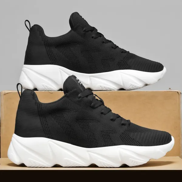 Elastic Mesh Fabric Strap Comfortable Casual Shoes