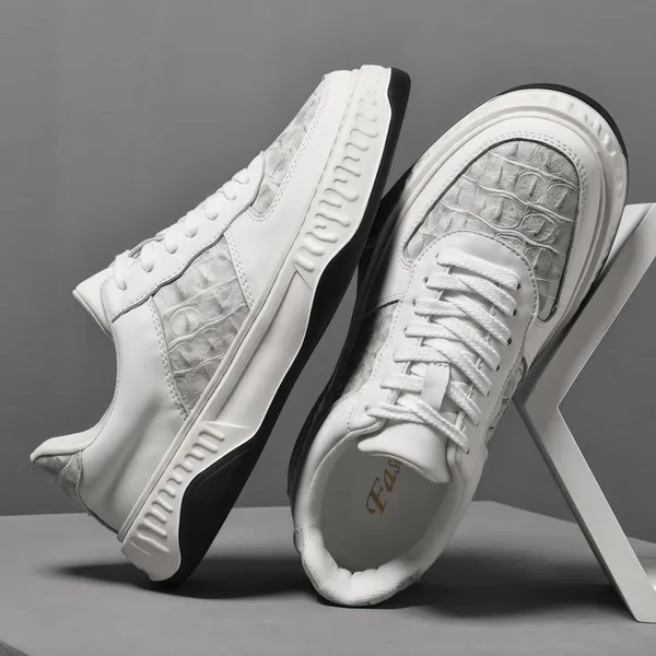 Casual Soled Soft Soled Lace up Sports Shoes
