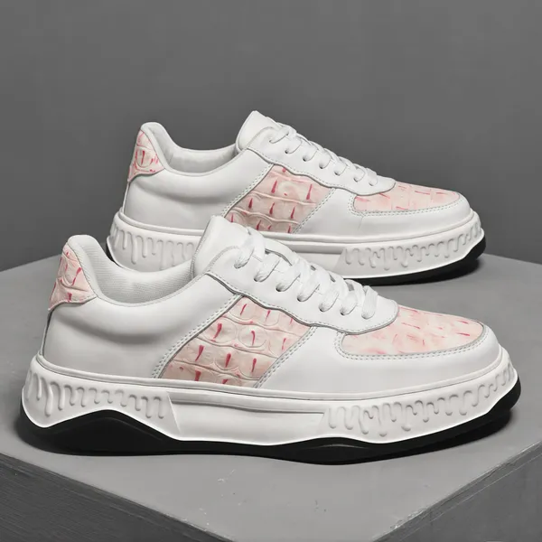 Casual Soled Soft Soled Lace up Sports Shoes