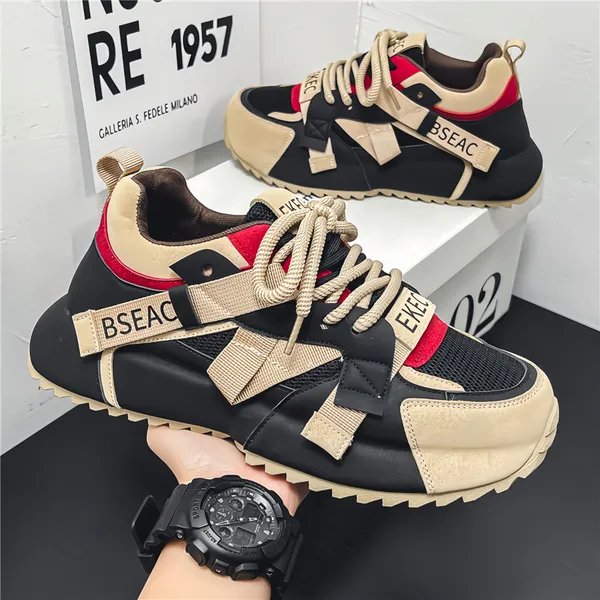 Men's Outdoor Hiking Style Lace-Up Shoes