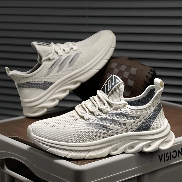 Men's High Elastic Knit Mesh Chunky Shoes
