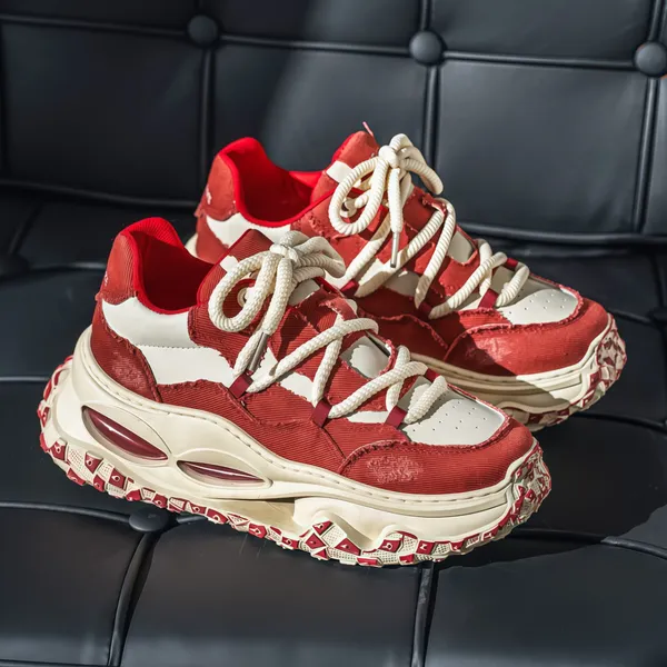 Thick Soled Height Increasing Composite Surface Shoes