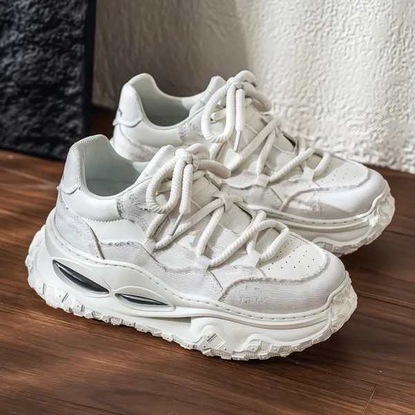 Thick Soled Height Increasing Composite Surface Shoes