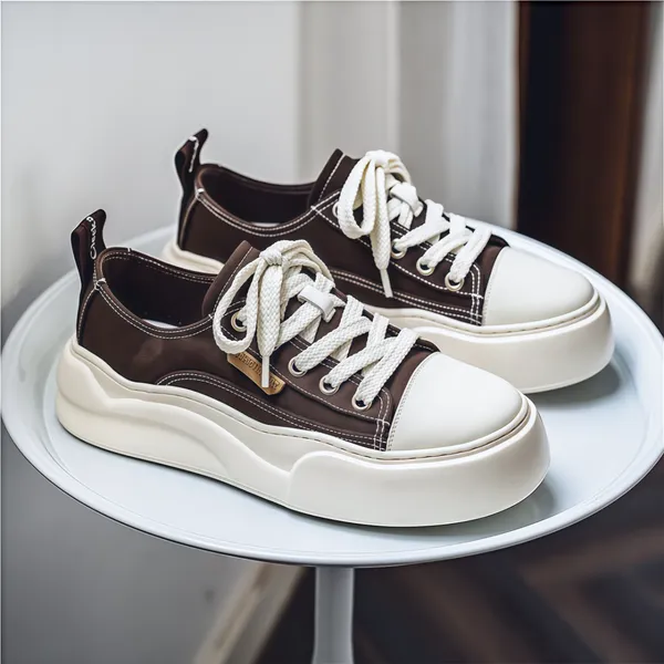 Trendy and Versatile Low Top Canvas Shoes