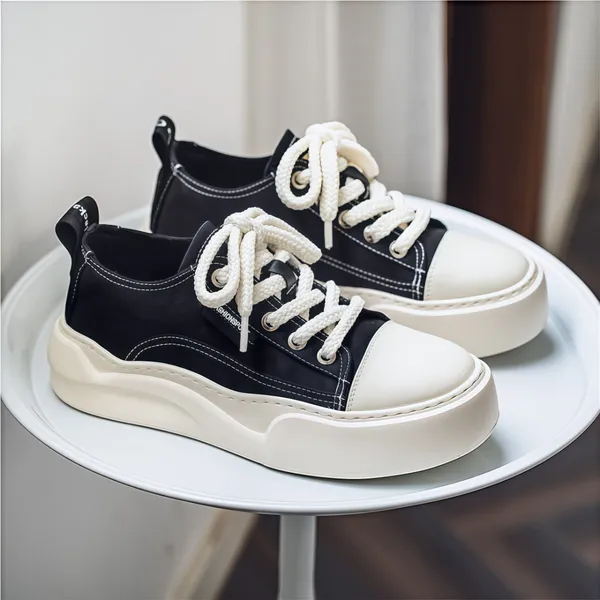 Trendy and Versatile Low Top Canvas Shoes