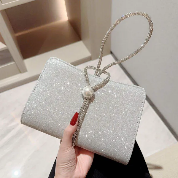 Luxury Sparkling Women's Wrist Clutch Bag