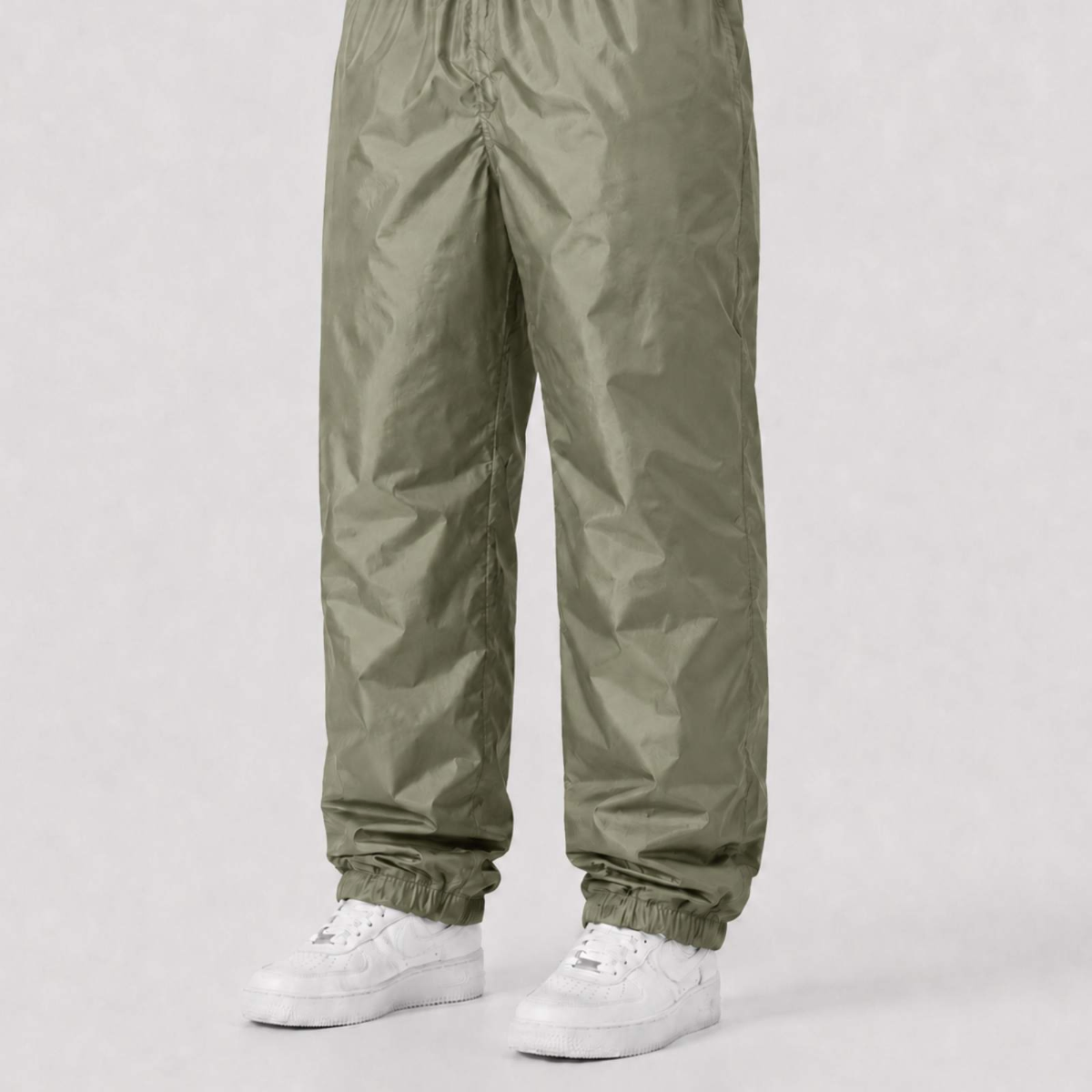 Full Velcro - 100% Water Proof Raincoat (PU Coated) with Seam Sealing - Olive