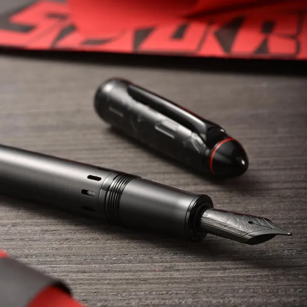 HongDian N6 Black Piston Fountain Pen